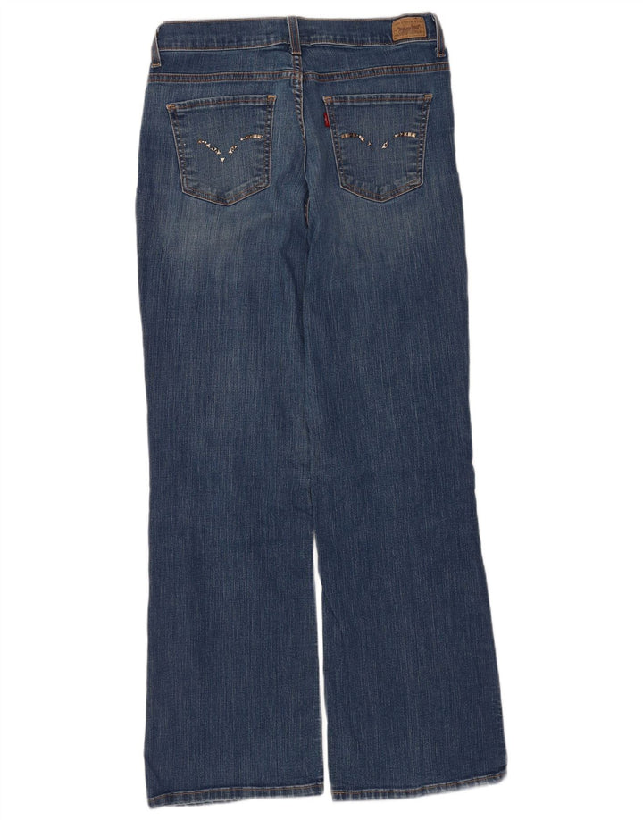 Levi's Donna 512 Jeans Bootcut perfettamente dimagranti US 12 Large W30 L31 Blu