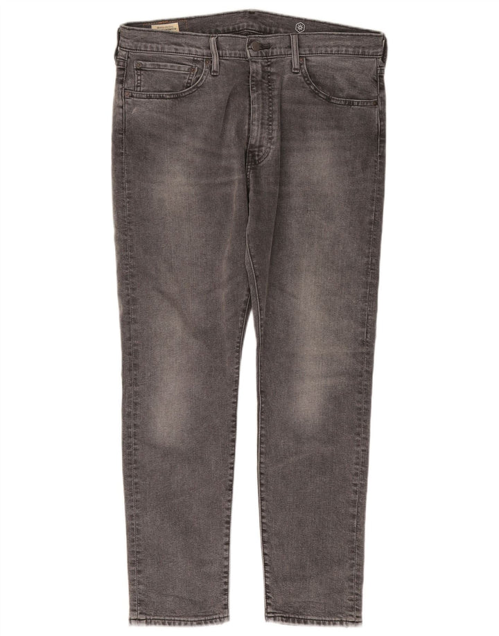 Jeans Levi's da uomo slim affusolati W36 L30 cotone grigio