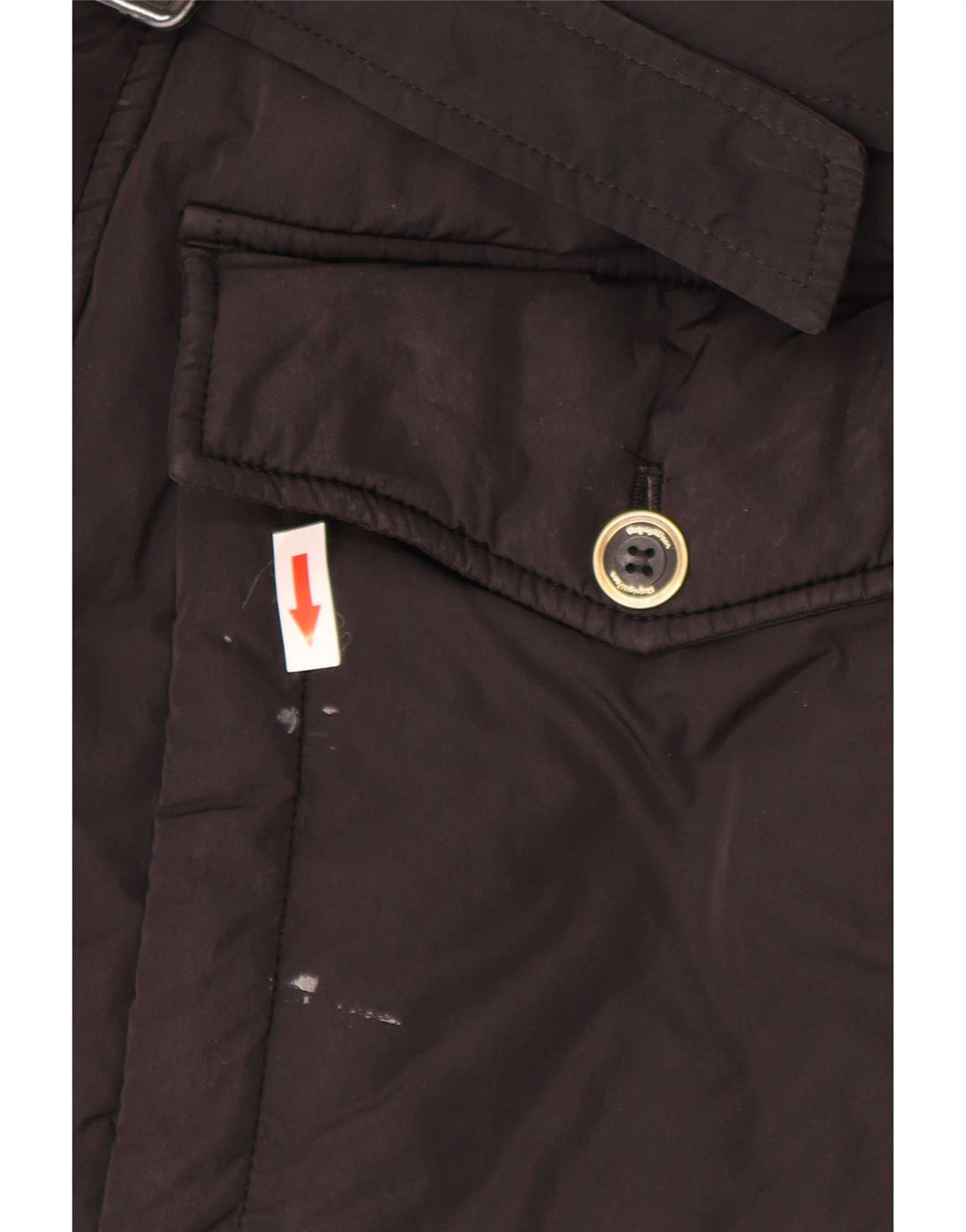 Cappotto imbottito da donna Refrigiwear UK 14 grande nero in poliammide