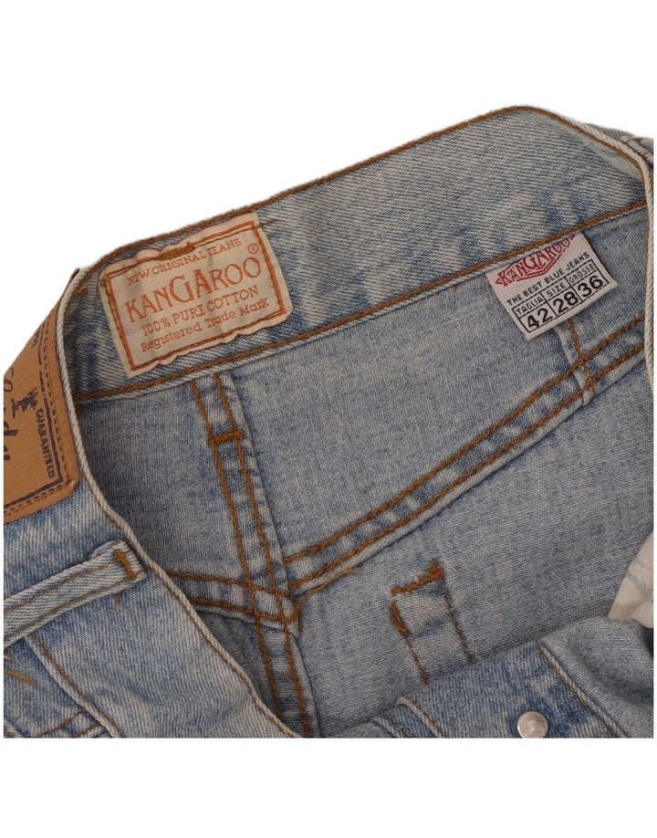 Gonna in denim da donna Kangaroo W28 in cotone blu medio