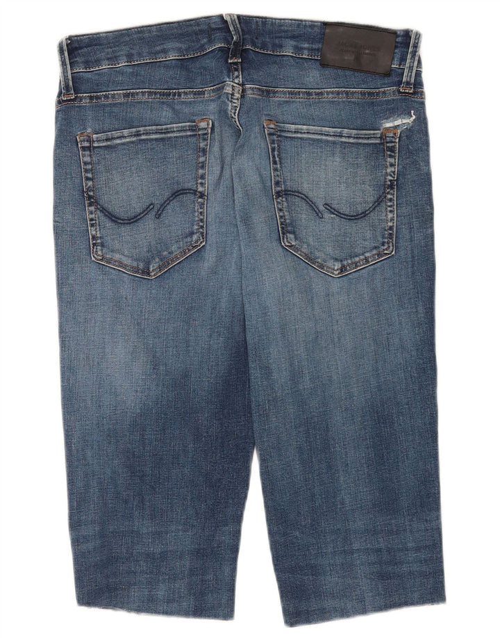 Pantaloncini di jeans da uomo Jack & Jones W31 cotone blu medio