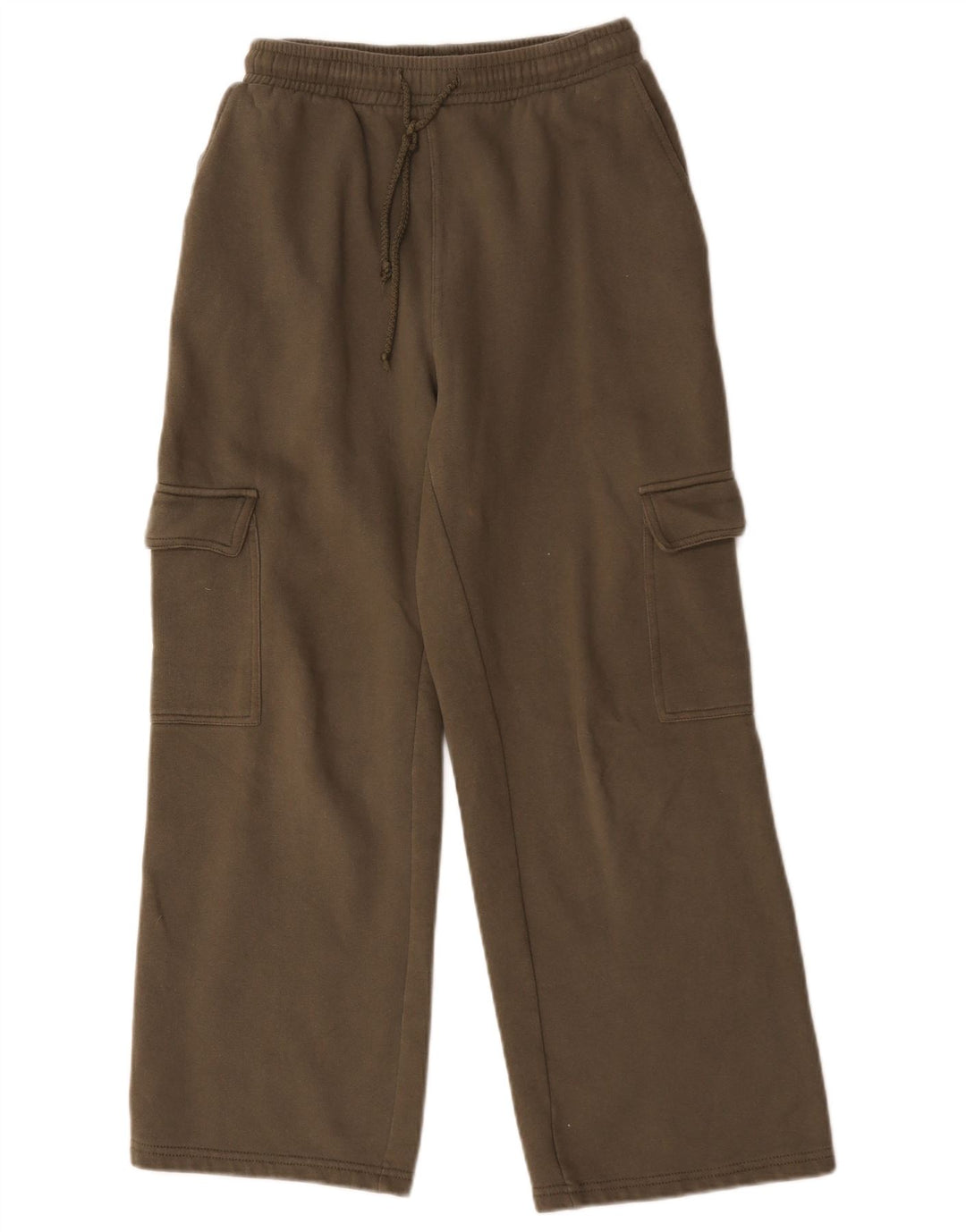Pantaloni da tuta cargo Zara da donna UK 12 cotone kaki medio