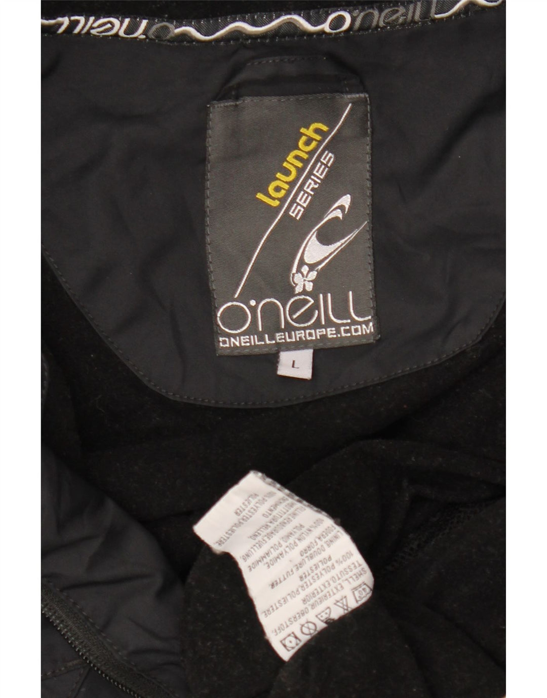 Giacca a vento con cappuccio da uomo O'Neill UK 40 grande poliestere nero