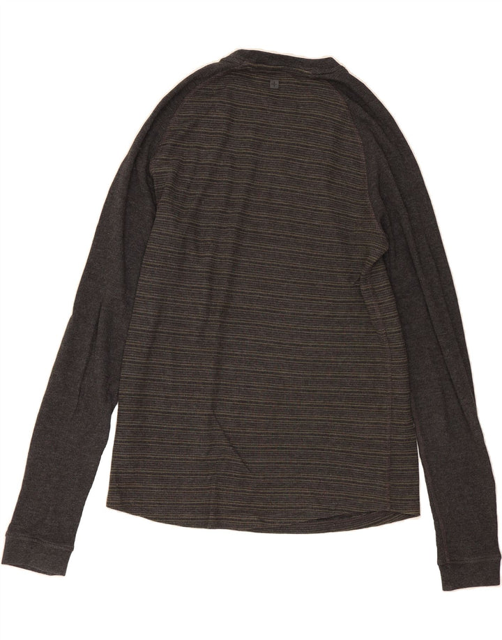 MOUNTAIN WAREHOUSE Mens Top Long Sleeve Large Grey Pinstripe Vintage Mountain Warehouse and Second-Hand Mountain Warehouse from Messina Hembry 