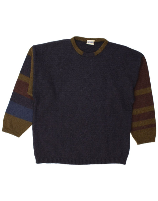 Maglione maglione girocollo da uomo Joop IT 52 Large blu navy color block