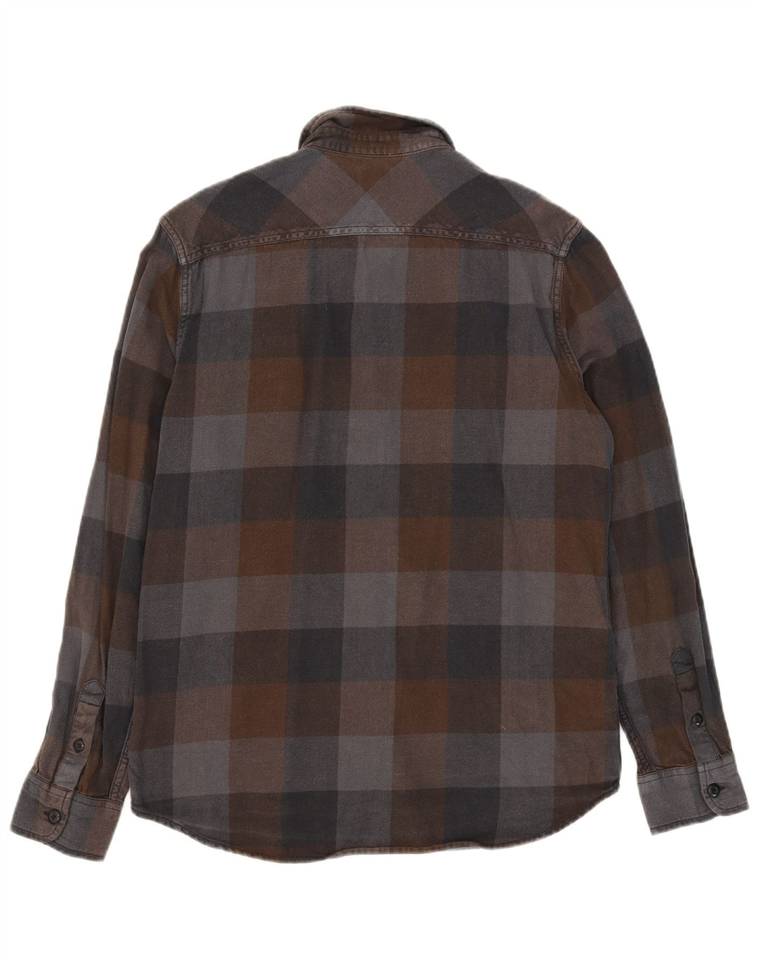 Camicia Vans da uomo su misura in flanella, cotone a quadri multicolore medio