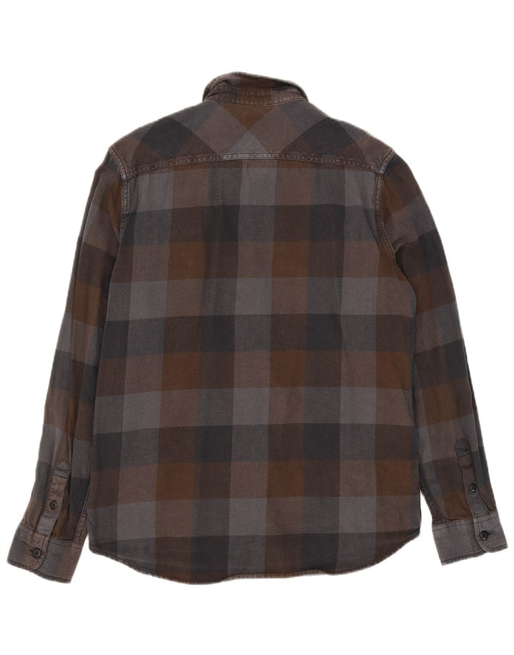 Camicia Vans da uomo su misura in flanella, cotone a quadri multicolore medio