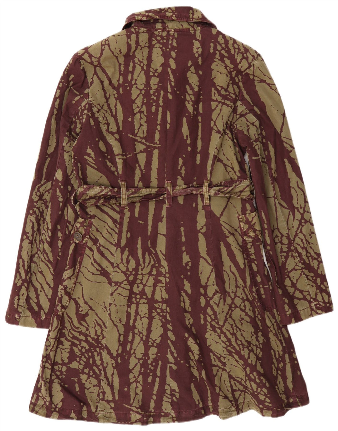 Desigual Giacca a vento da donna con motivo astratto EU 40 Cotone verde medio