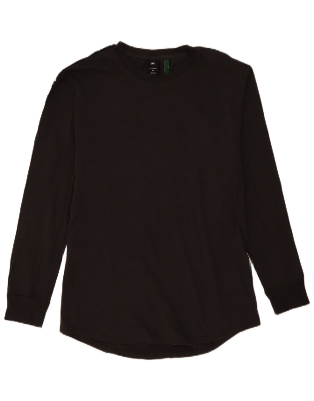 Top grafico da uomo G-Star a maniche lunghe grigio medio color block