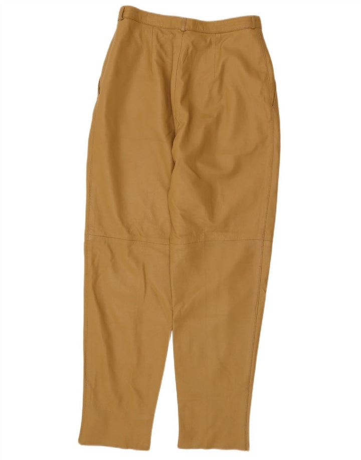 Pantaloni da donna in pelle con tasselli RAY MARJORY IT 42 medio W28 L30 kaki