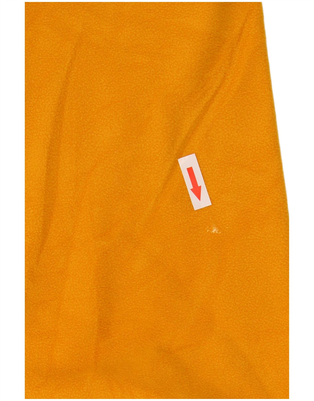 Maglione in pile da uomo con zip sul collo Think Pink, grande giallo