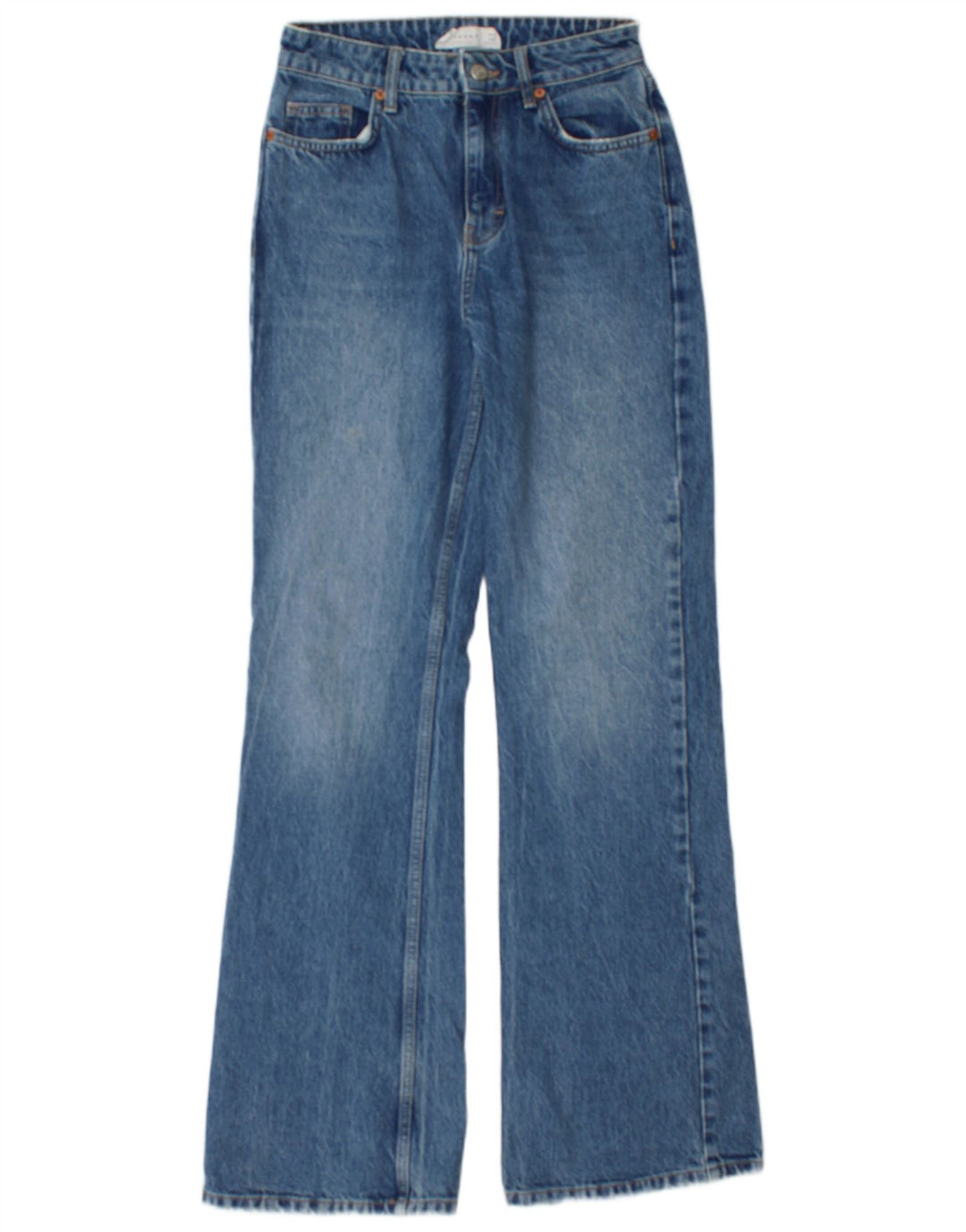 TOPSHOP Jeans bootcut da donna W26 L32 cotone blu