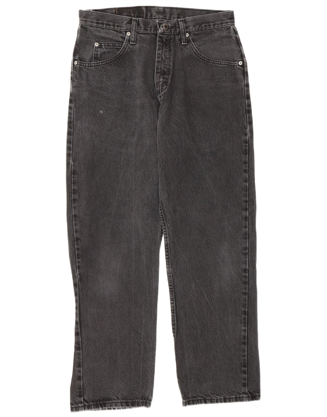 Jeans dritti da uomo Wrangler W31 L30 cotone grigio