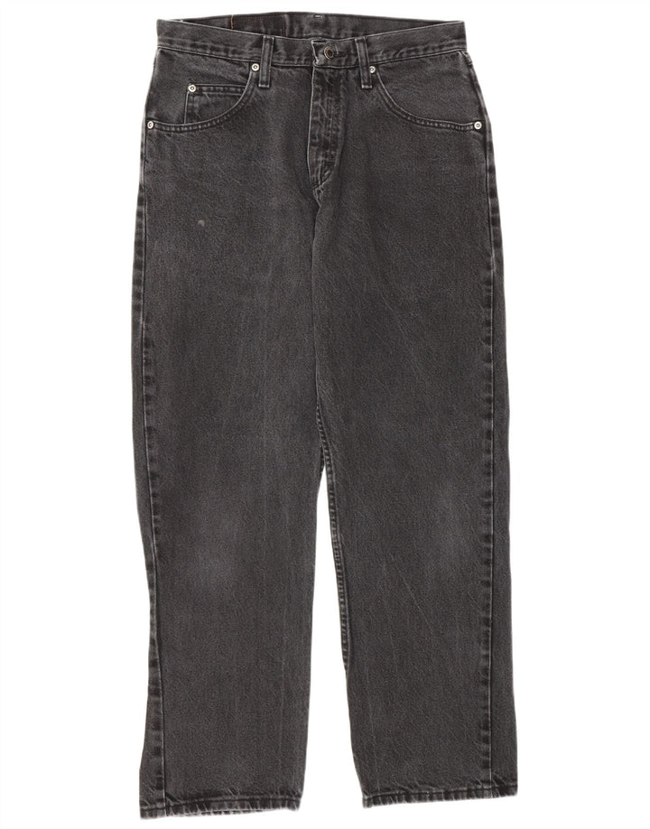 Jeans dritti da uomo Wrangler W31 L30 cotone grigio