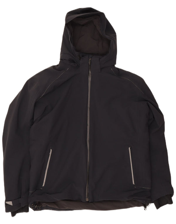 Giacca antipioggia da uomo con cappuccio Vision UK 40 Large blu navy in poliammide