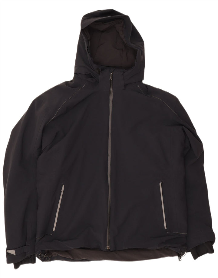 Giacca antipioggia da uomo con cappuccio Vision UK 40 Large blu navy in poliammide