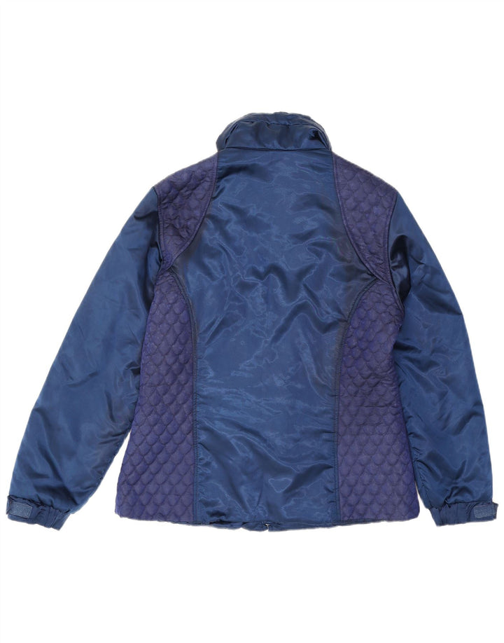 Giacca trapuntata da donna Belfe & Belfe UK 14 poliestere medio blu navy