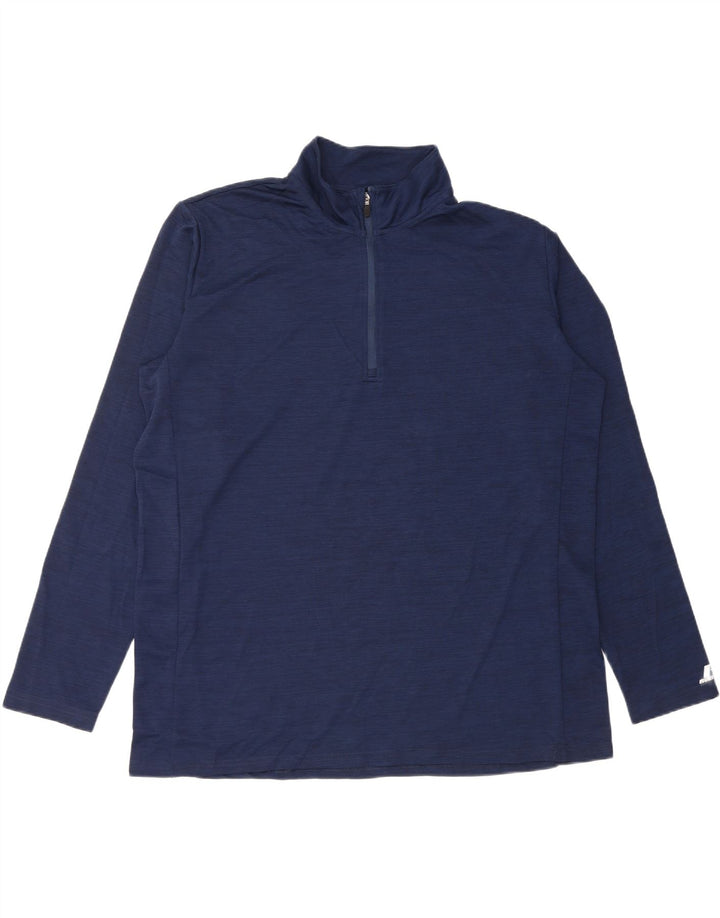 RUSSELL ATHLETIC Top da tuta pullover Dri-Power da uomo 2XL blu navy