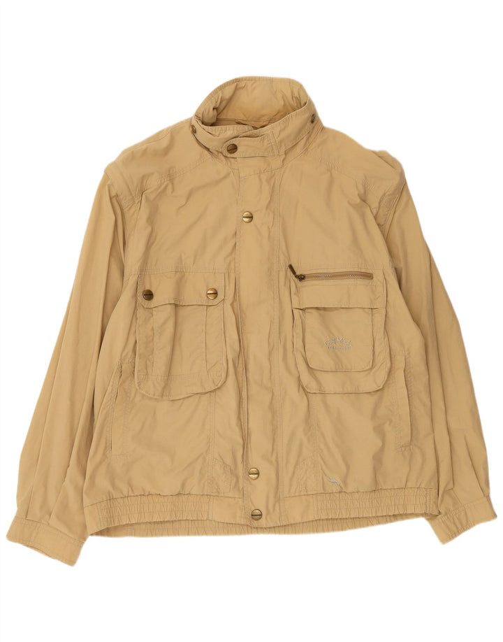 Giacca utilitaria con cappuccio da uomo Camel EU 58 2XL Cotone beige