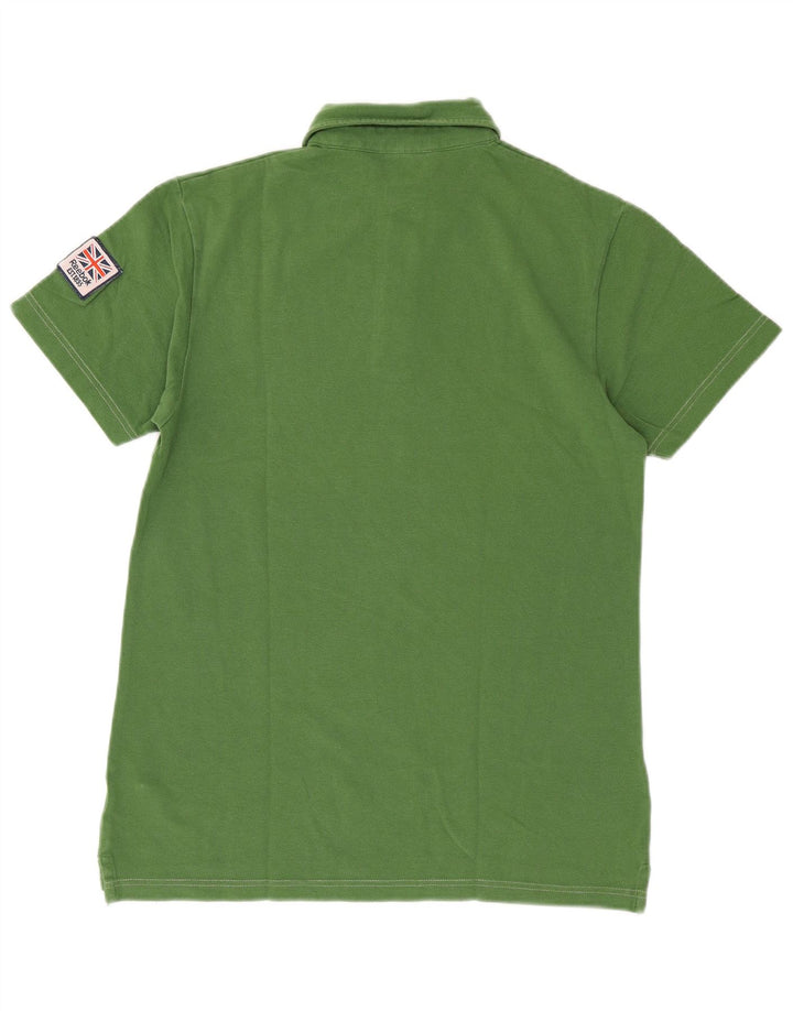 Polo Reebok da uomo piccola in cotone verde