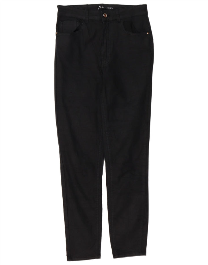 Pantaloni casual slim da donna Zara EU 40 medi W30 L26 neri