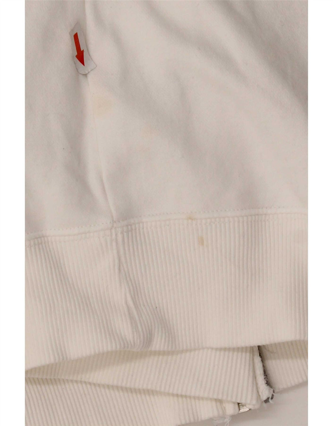 Giacca da ginnastica grafica da donna Nike UK 14 cotone bianco medio