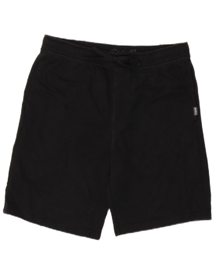 Pantaloncini sportivi da uomo Eddie Bauer in cotone nero medio
