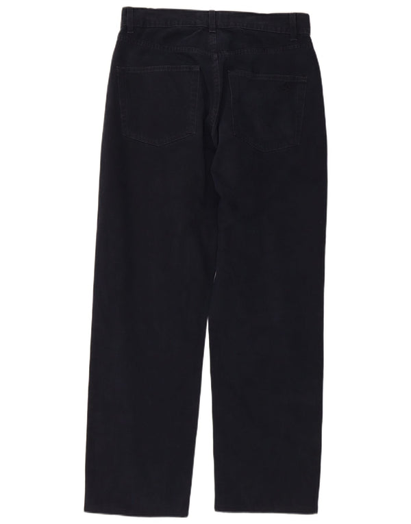 Pantaloni casual dritti da uomo Timberland W33 L29 cotone blu navy