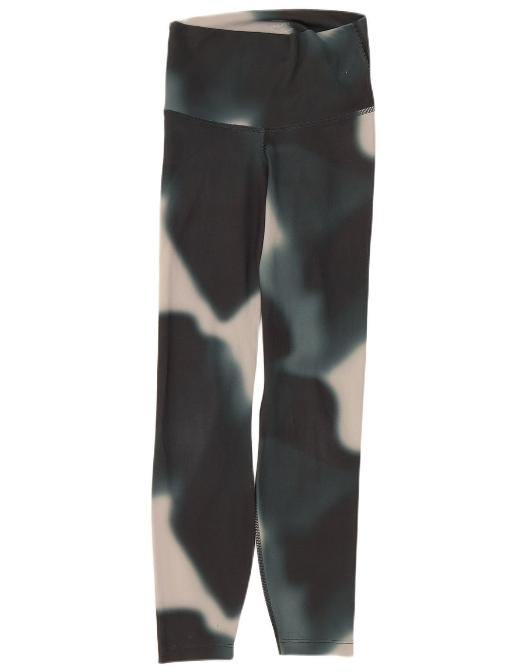 Leggings Nike Dri Fit da donna UK 10 Small Black Tie Dye