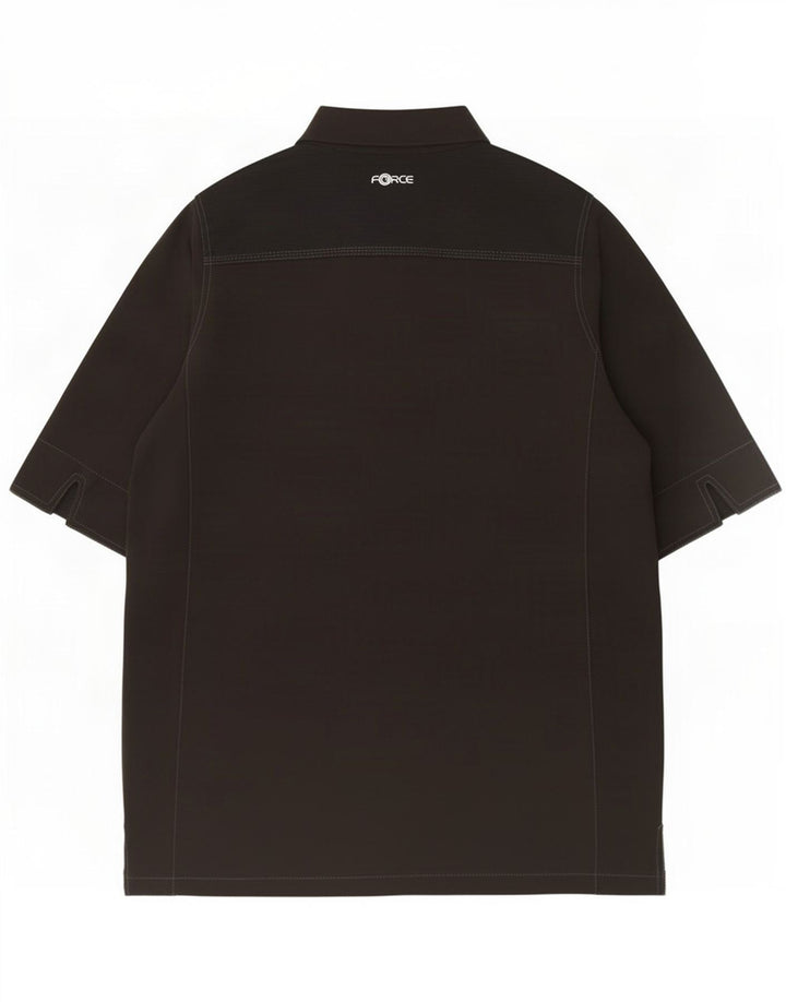 Camicia pullover a maniche corte da uomo Carhartt Modern Fit XL poliestere nero