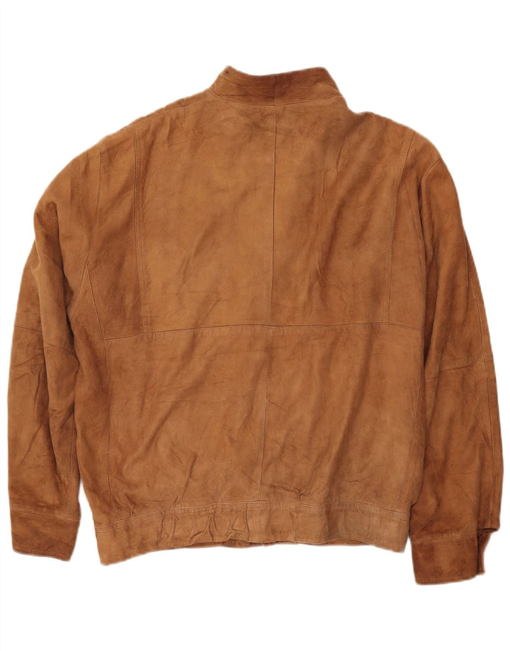 Giacca in pelle da uomo ESSEBI EU 48 Pelle beige medio