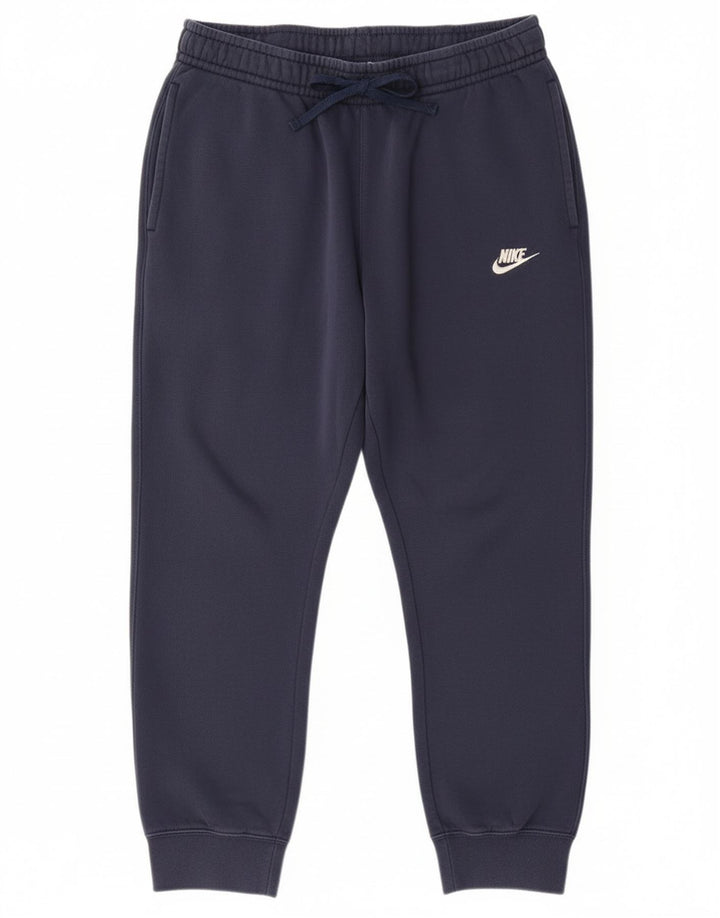 Pantaloni da tuta da uomo Nike Joggers medio cotone blu navy