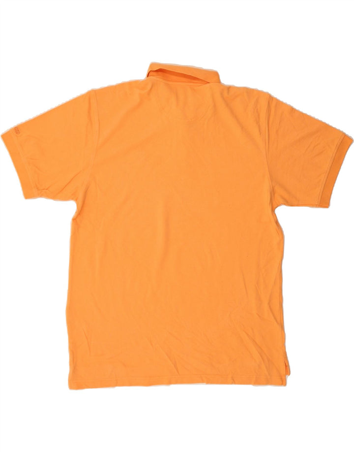 IZOD Mens Polo Shirt Large Orange Cotton Vintage Izod and Second-Hand Izod from Messina Hembry 