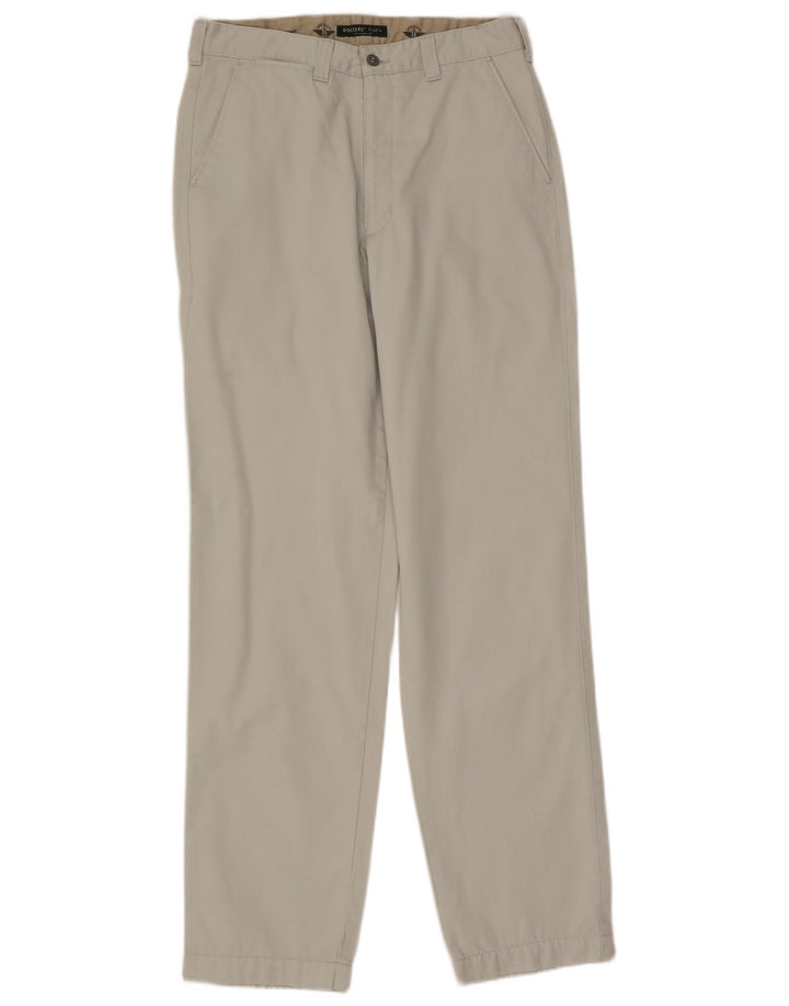 Pantaloni chino dritti kaki da uomo Dockers W32 L34 grigi