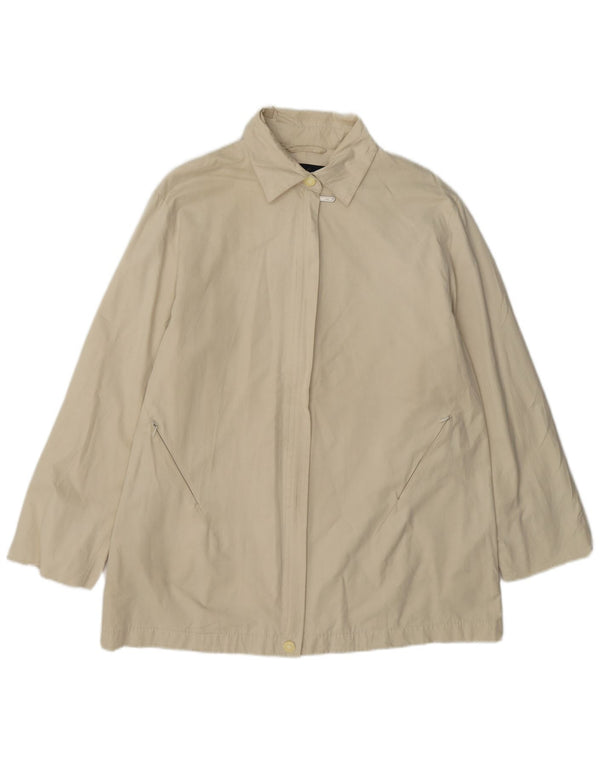 Giubbotto bomber da donna Luisa Spagnoli UK 14 Cotone beige medio