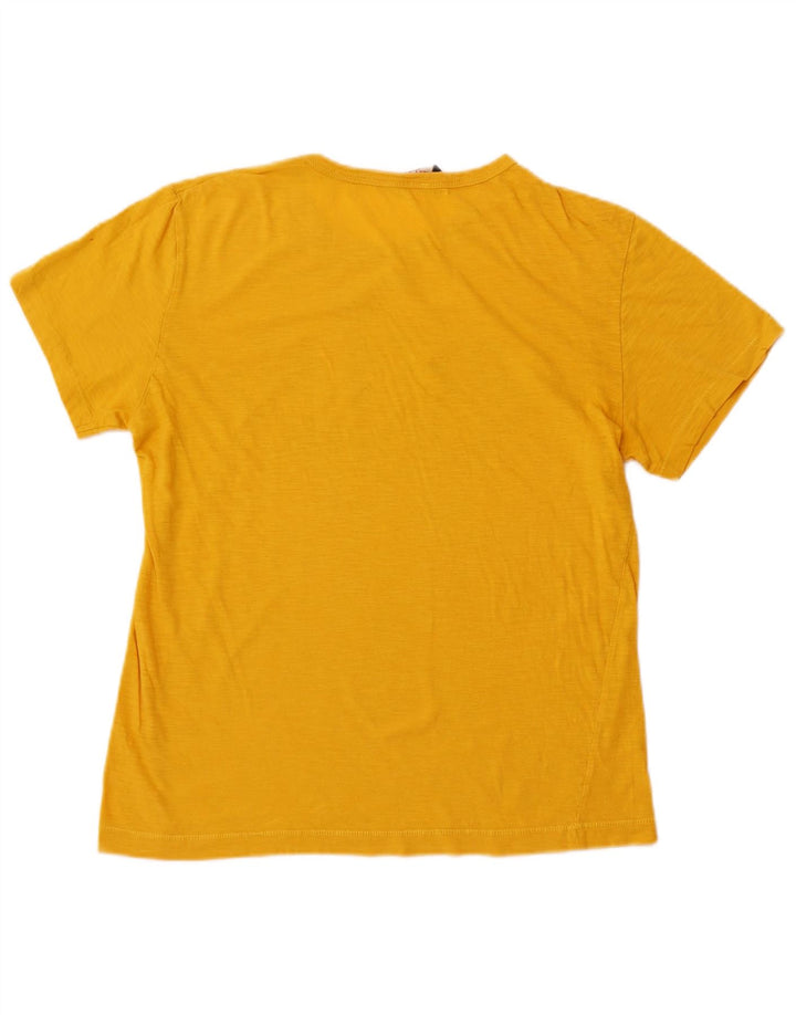 REPLAY Maglietta grafica da donna Top UK 14 Medium Giallo