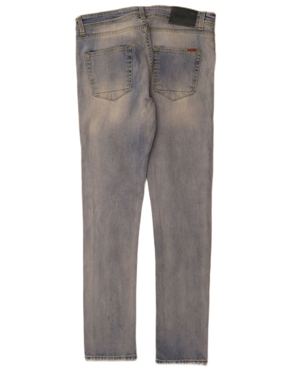 Jeans Slim Uomo Liu Jo W32 L32 Blu Cotone