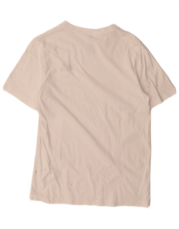 T-shirt da uomo Adidas Top Small in cotone bianco
