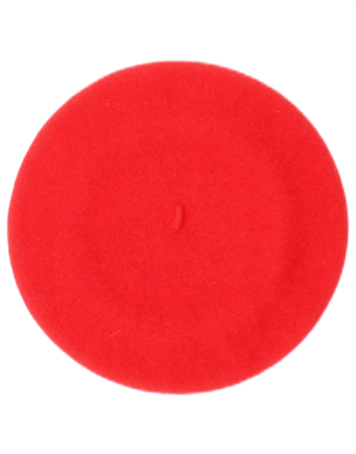 Cappello Basco Da Donna Kangol Taglia Unica Lana Vergine Rossa