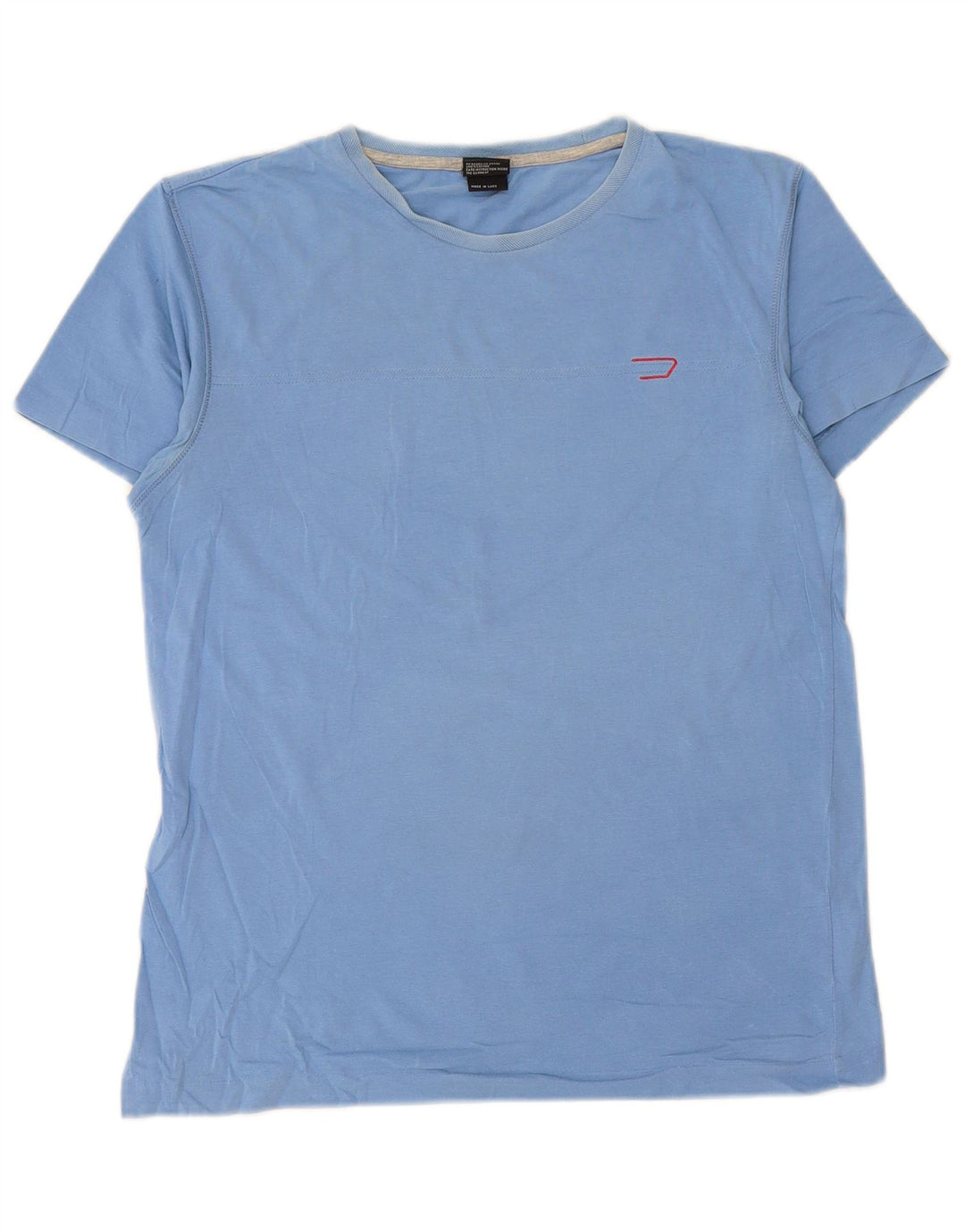 T-shirt da uomo DIESEL Top in cotone blu medio