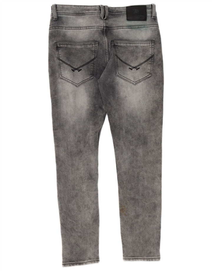 Polo Assn. degli Stati Uniti Jeans slim da uomo W32 L29 cotone grigio