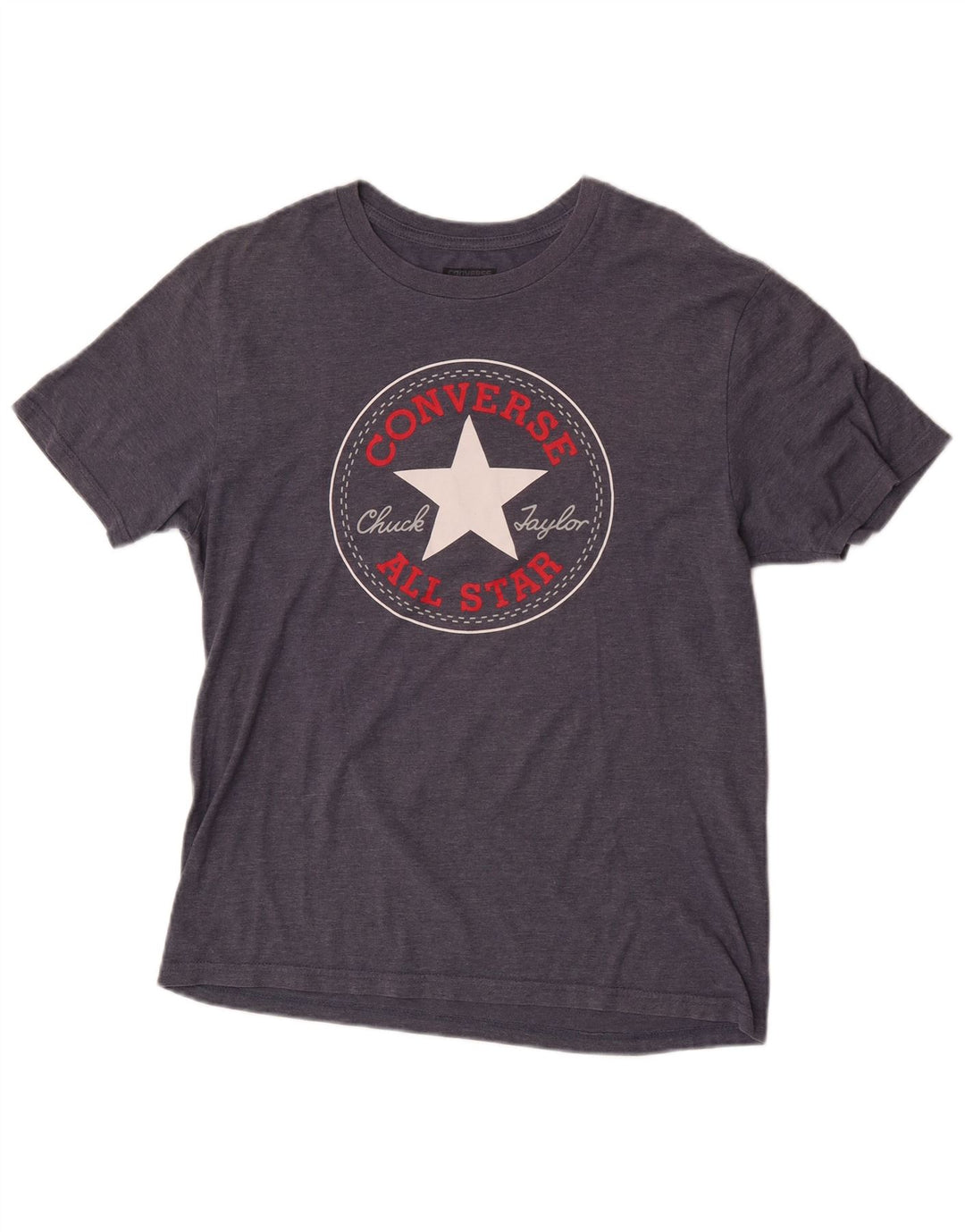 T-shirt grafica da uomo Converse Top Small Blu Navy