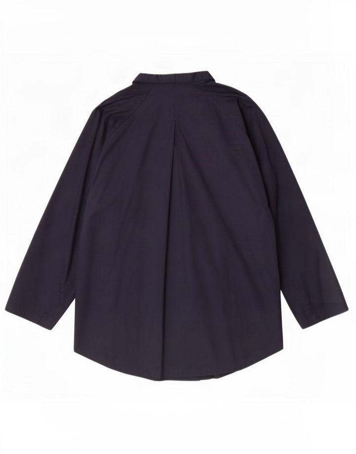Camicia pullover ampia da donna Cos EU 36 piccola in cotone blu navy