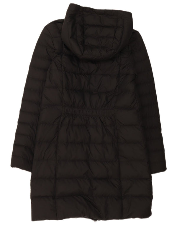 Cappotto imbottito con cappuccio Nike da donna UK 10 piccolo poliestere nero