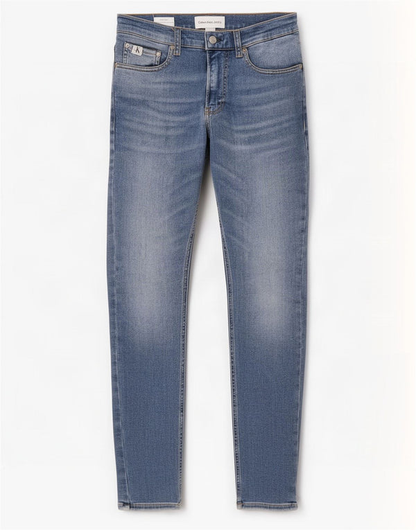 Jeans super skinny da uomo Calvin Klein W30 L34 cotone blu