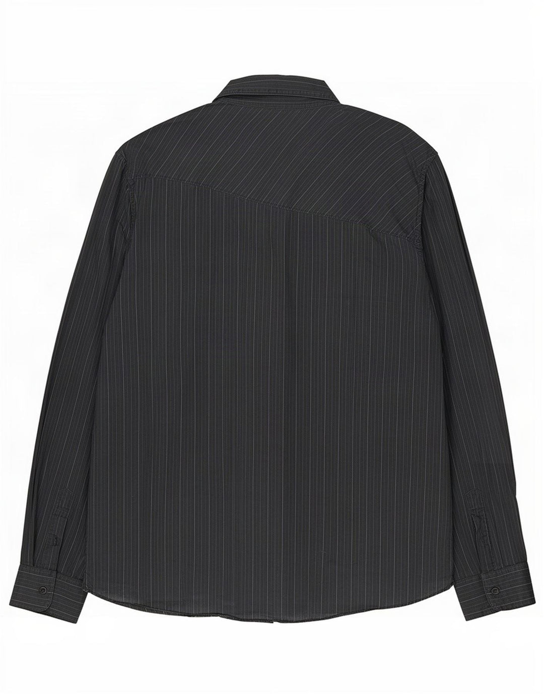 Camicia da uomo Volcom XL cotone gessato nero