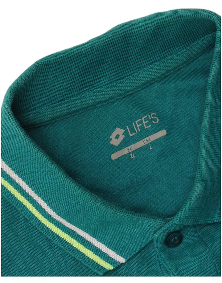 Polo da uomo Lotto grande verde