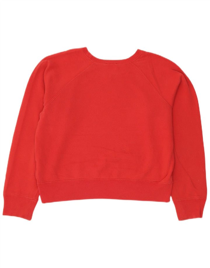 Polo Ralph Lauren Felpa oversize da donna Maglione UK 14 Medio Rosso