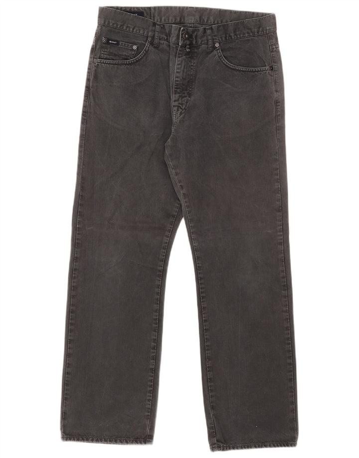 Jeans dritti regolari Jason da donna Gant W34 L30 cotone grigio