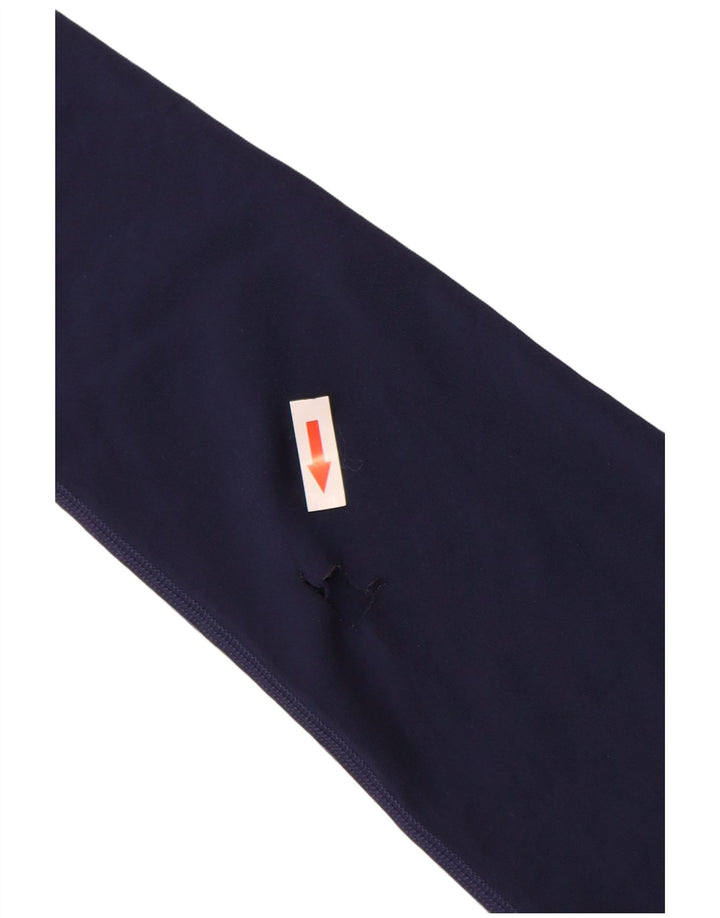 Under Armour Mens Heat Gear Top manica lunga grande blu navy